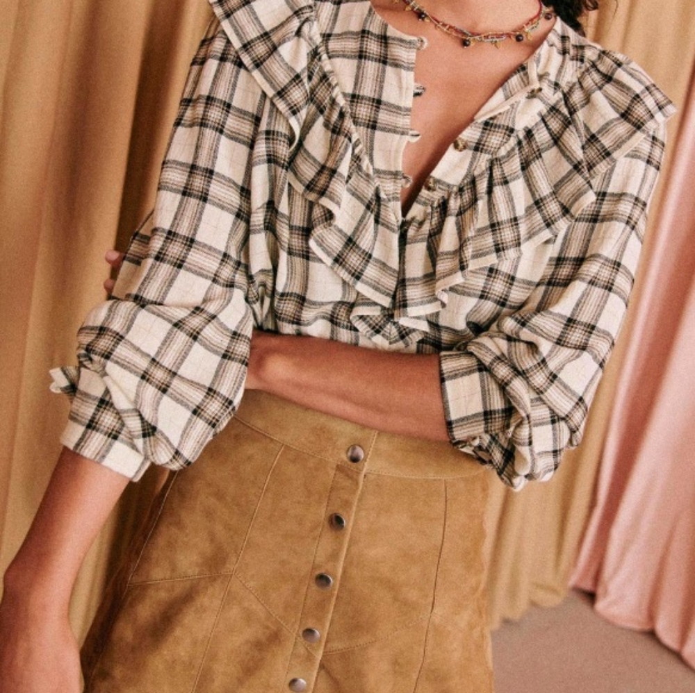 Sezane Angela shirt US 4 / FR 36